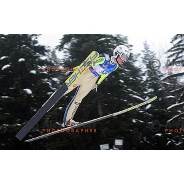 Maja Vtic (SLO) at FIS Ski jumping Ladies World Cup in Ljubno, Slovenia on February 13, 2016