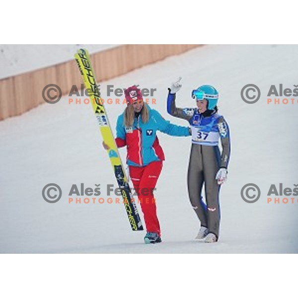 FIS Ski jumping Ladies World Cup in Ljubno, Slovenia on February 13, 2016