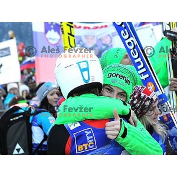 FIS Ski jumping Ladies World Cup in Ljubno, Slovenia on February 13, 2016