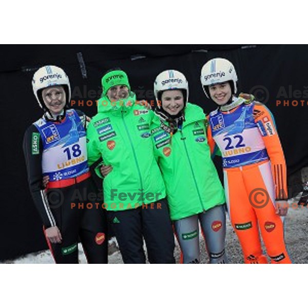 FIS Ski jumping Ladies World Cup in Ljubno, Slovenia on February 13, 2016