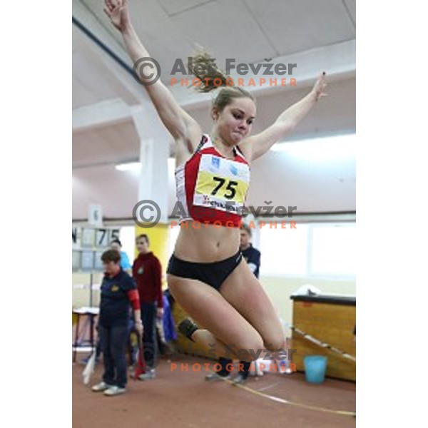 Nika Ude at Slovenian National Athletics Indoor Championships in Celje on February 20, 2016