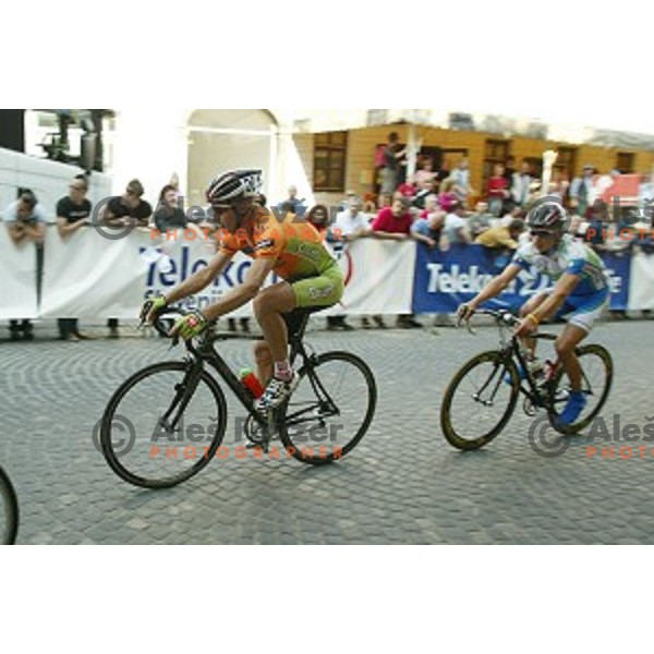 last stage with finish in Novo mesto, Tour de Slovenie -professional cycling race, Slovenia on June 12, 2005