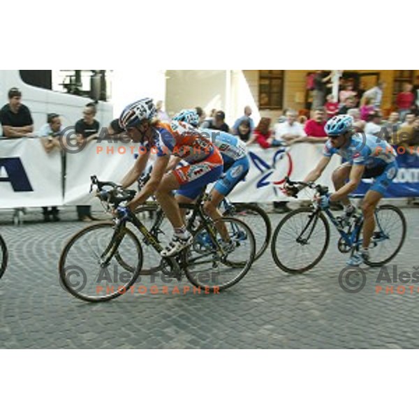 last stage with finish in Novo mesto, Tour de Slovenie -professional cycling race, Slovenia on June 12, 2005