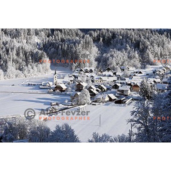 Course preparation before racers inspection at AUDI FIS Ski World Cup Giant Slalom in Kranjska gora, Slovenia on March 4, 2016