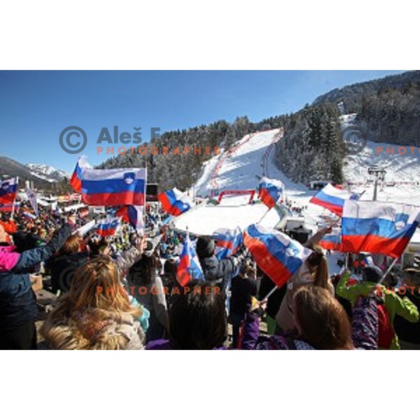 AUDI FIS Ski World Cup Giant Slalom in Kranjska gora, Slovenia on March 4, 2016