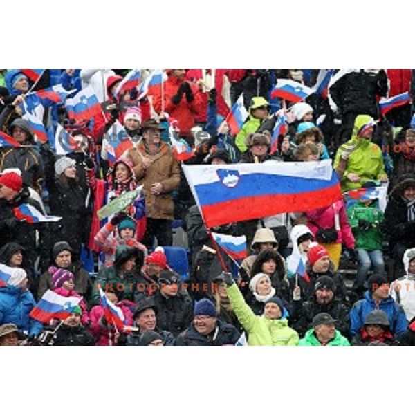 Borut Pahor at AUDI FIS Ski World Cup Giant Slalom for 55.Vitranc Cup in Kranjska gora, Slovenia on March 5, 2016