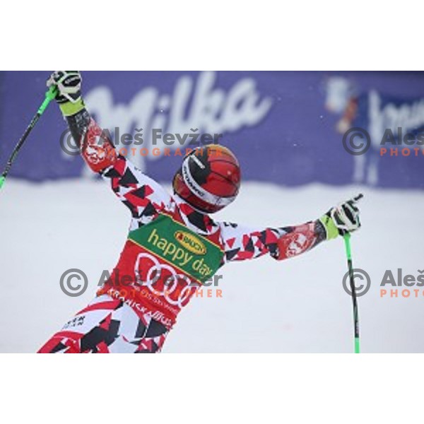 Marcel Hirscher (AUT), winner of AUDI FIS Ski World Cup Giant Slalom for 55.Vitranc Cup in Kranjska gora, Slovenia on March 5, 2016