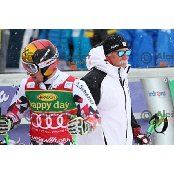 Marcel Hirscher (AUT), winner of AUDI FIS Ski World Cup Giant Slalom for 55.Vitranc Cup in Kranjska gora, Slovenia on March 5, 2016