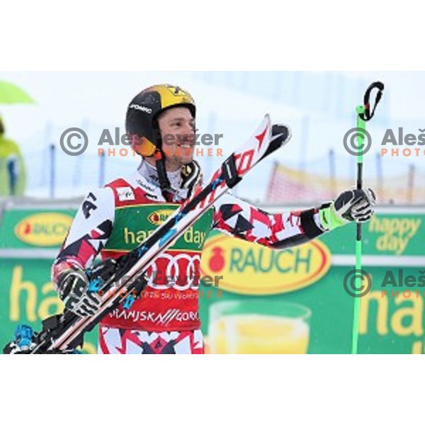 Marcel Hirscher (AUT), winner of AUDI FIS Ski World Cup Giant Slalom for 55.Vitranc Cup in Kranjska gora, Slovenia on March 5, 2016