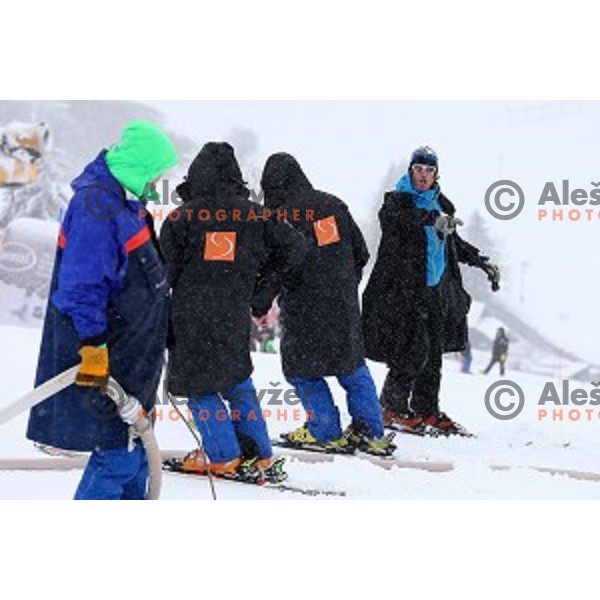 AUDI FIS Ski World Cup Slalom for 55.Vitranc Cup in Kranjska gora, Slovenia on March 6, 2016