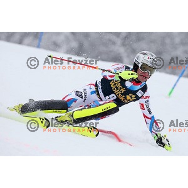 Julien Lizeroux (FRA) at AUDI FIS Ski World Cup Slalom for 55.Vitranc Cup in Kranjska gora, Slovenia on March 6, 2016