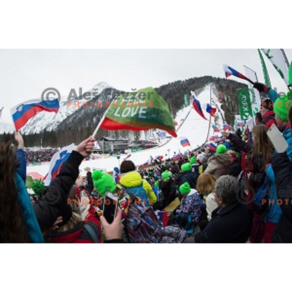 Ski flying event during the Final of FIS Ski jumping World Cup Planica, Slovenia on March 17, 2016