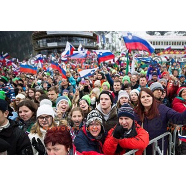 Ski flying event during the Final of FIS Ski jumping World Cup Planica, Slovenia on March 17, 2016