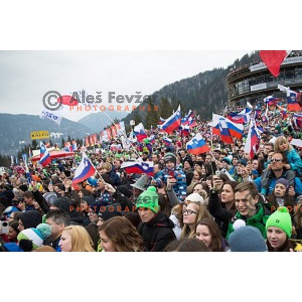 Ski flying event during the Final of FIS Ski jumping World Cup Planica, Slovenia on March 17, 2016