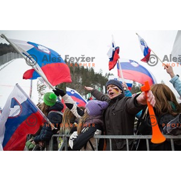 Ski flying event during the Final of FIS Ski jumping World Cup Planica, Slovenia on March 17, 2016