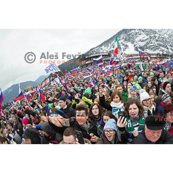 Ski flying event during the Final of FIS Ski jumping World Cup Planica, Slovenia on March 17, 2016