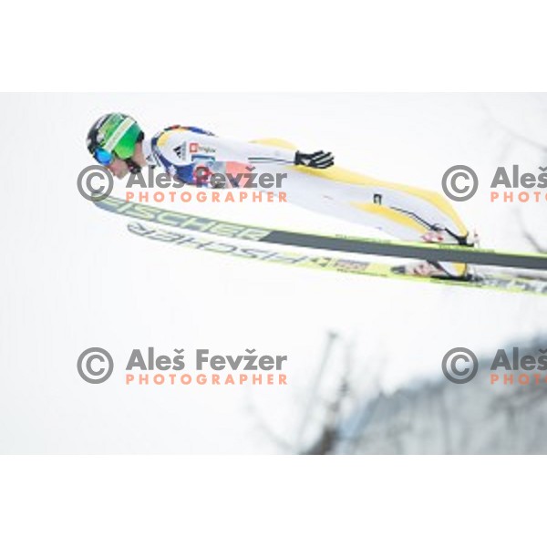 Tomaz Naglic at Ski flying event during the Final of FIS Ski jumping World Cup Planica, Slovenia on March 17, 2016