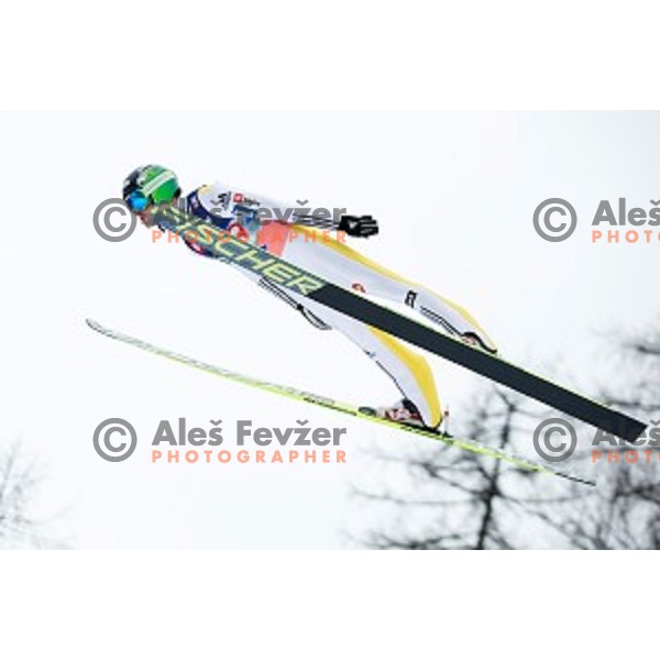 Tomaz Naglic at Ski flying event during the Final of FIS Ski jumping World Cup Planica, Slovenia on March 17, 2016