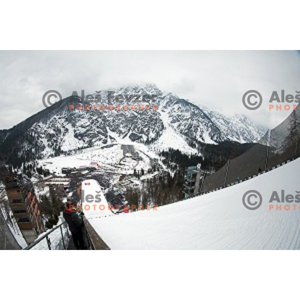 Ski flying event during the Final of FIS Ski jumping World Cup Planica, Slovenia on March 17, 2016