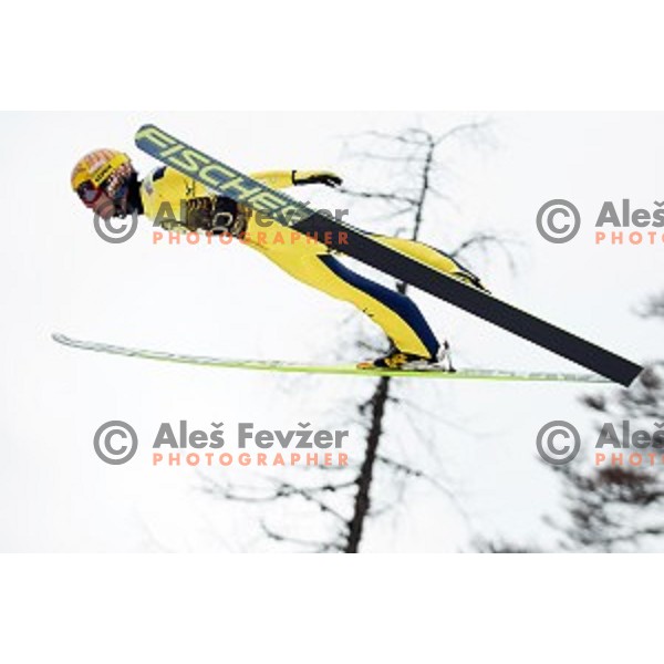 Noriaki Kasai (JPN) at his 500 start in World Cup at Ski flying event during the Final of FIS Ski jumping World Cup Planica, Slovenia on March 17, 2016