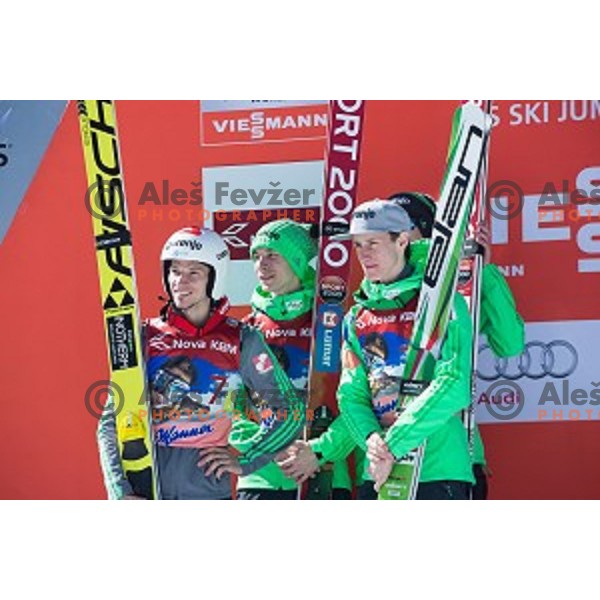 team competition at Ski flying event during the Final of FIS Ski jumping World Cup Planica, Slovenia on March 19, 2016