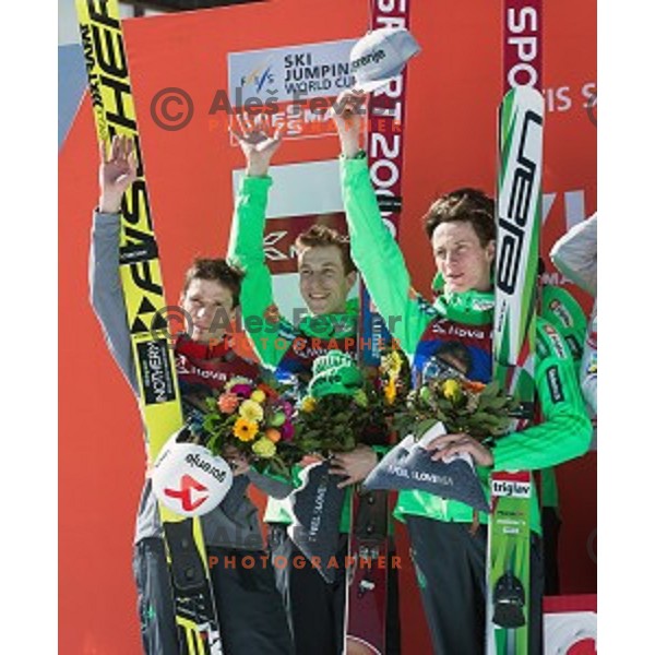 team competition at Ski flying event during the Final of FIS Ski jumping World Cup Planica, Slovenia on March 19, 2016