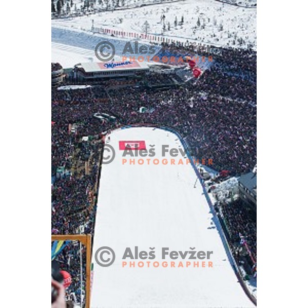 team competition at Ski flying event during the Final of FIS Ski jumping World Cup Planica, Slovenia on March 19, 2016