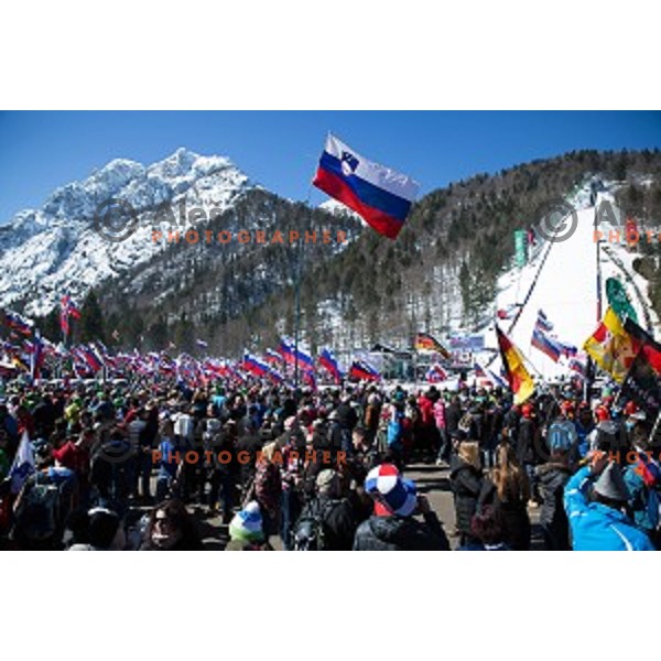 team competition at Ski flying event during the Final of FIS Ski jumping World Cup Planica, Slovenia on March 19, 2016