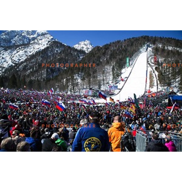team competition at Ski flying event during the Final of FIS Ski jumping World Cup Planica, Slovenia on March 19, 2016