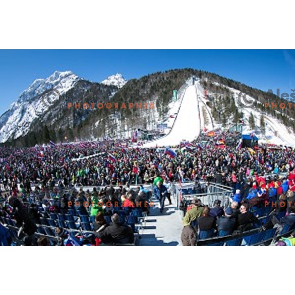 team competition at Ski flying event during the Final of FIS Ski jumping World Cup Planica, Slovenia on March 19, 2016