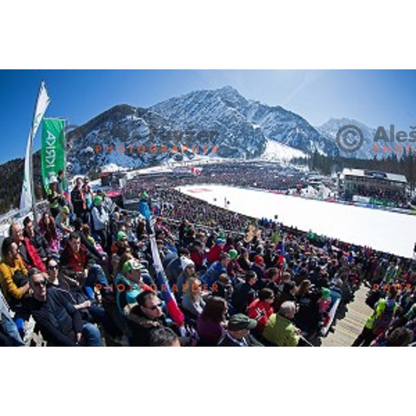 team competition at Ski flying event during the Final of FIS Ski jumping World Cup Planica, Slovenia on March 19, 2016