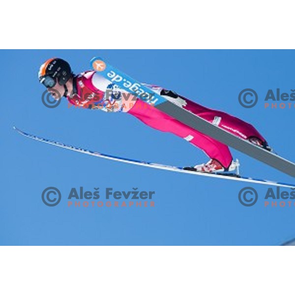 team competition at Ski flying event during the Final of FIS Ski jumping World Cup Planica, Slovenia on March 19, 2016