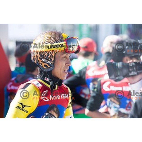 team competition at Ski flying event during the Final of FIS Ski jumping World Cup Planica, Slovenia on March 19, 2016