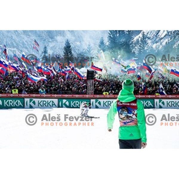 team competition at Ski flying event during the Final of FIS Ski jumping World Cup Planica, Slovenia on March 19, 2016