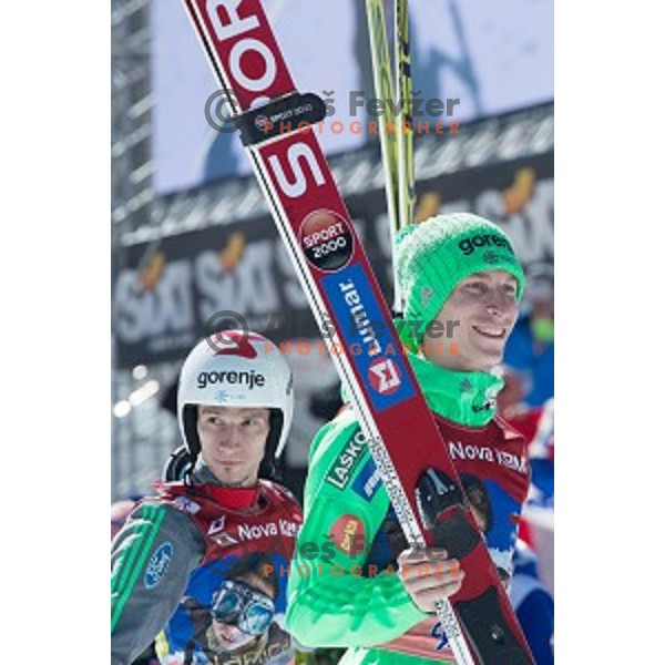 team competition at Ski flying event during the Final of FIS Ski jumping World Cup Planica, Slovenia on March 19, 2016