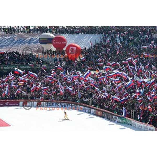 Ski flying event during the Final of FIS Ski jumping World Cup season 2015/2016 in Planica, Slovenia on March 20, 2016