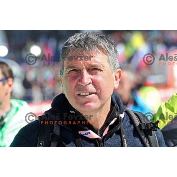 Jelko Gros at Ski flying event during the Final of FIS Ski jumping World Cup season 2015/2016 in Planica, Slovenia on March 20, 2016