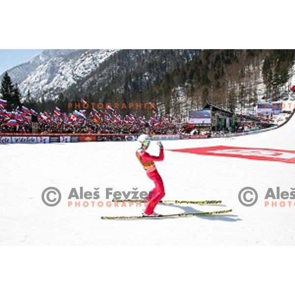 Ski flying event during the Final of FIS Ski jumping World Cup season 2015/2016 in Planica, Slovenia on March 20, 2016