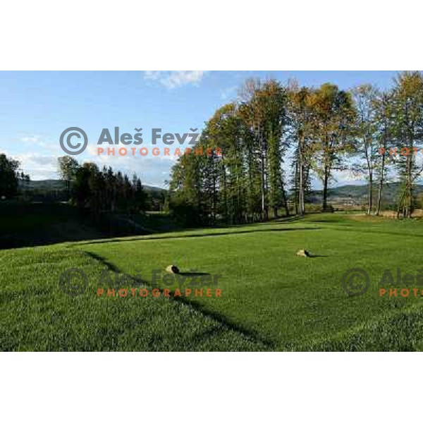 Tee box hole 9, Otocec golf course 