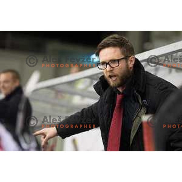 Dejan Varl of SIJ Acroni Jesenice during ice-hockey match Telemach Olimpija - SIJ Acroni Jesenice in the Final of Slovenian Championship, Tivoli Hall, Ljubljana, Slovenia on April 4, 2016