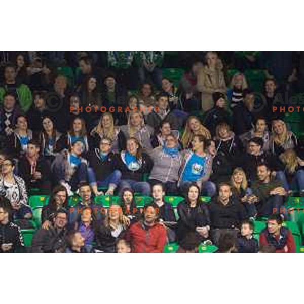 action during ice-hockey match Telemach Olimpija - SIJ Acroni Jesenice in the Final of Slovenian Championship, Tivoli Hall, Ljubljana, Slovenia on April 4, 2016