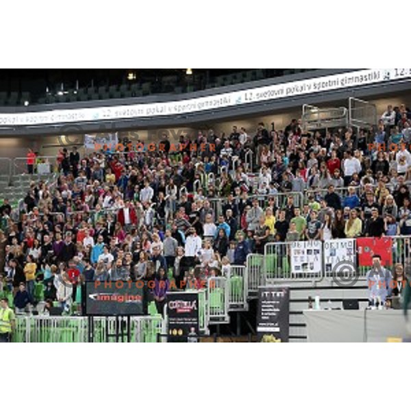Artistic Gymnastics World Cup in Stozice Hall, Ljubljana, Slovenia on April 9, 2016