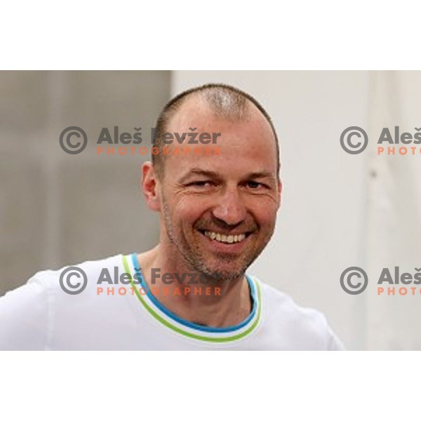 Sebastjan Piletic, coach of Slovenia during Artistic Gymnastics World Cup in Stozice Hall, Ljubljana on April 9, 2016