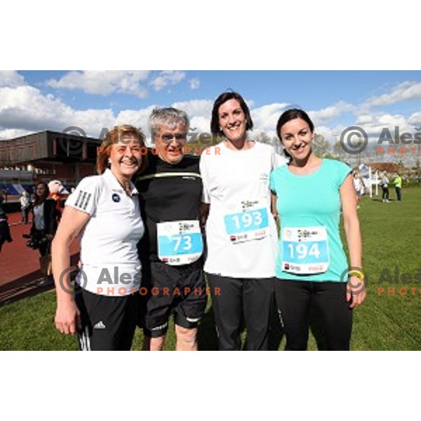 Moja norma Rio 2016 recreational event of Olympic Committee of Slovenia at Kodeljevo, Ljubljana on April 15, 2016
