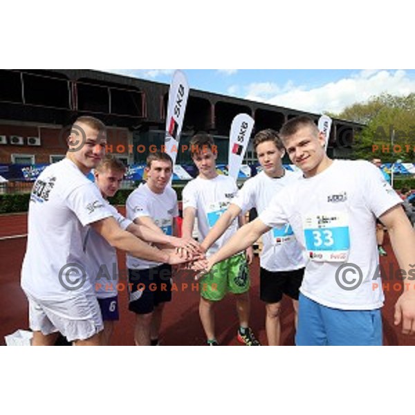 Moja norma Rio 2016 recreational event of Olympic Committee of Slovenia at Kodeljevo, Ljubljana on April 15, 2016