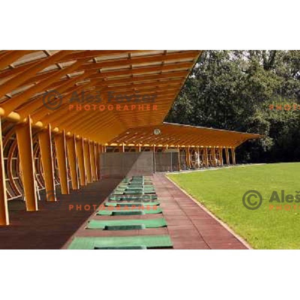 Covered driving range at Patriziale Ascona golf club, Switzerland 