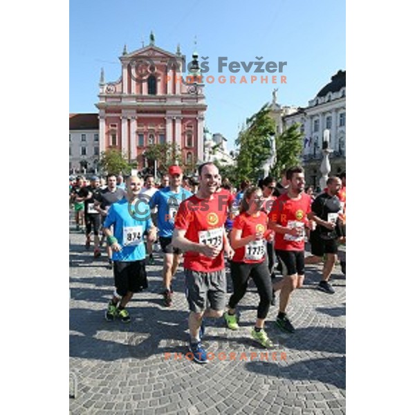 Tek trojk in Pohod ob Zici 2016 , Ljubljana, Slovenia, May 7, 2016