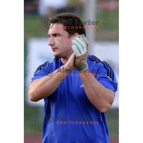 Primoz Kozmus na mitingu Celjskih knezov, Finale Medanrodne atletske lige za VN zavarovalnice Vzajemna, Celje 13.9.2007. Foto Ales Fevzer 