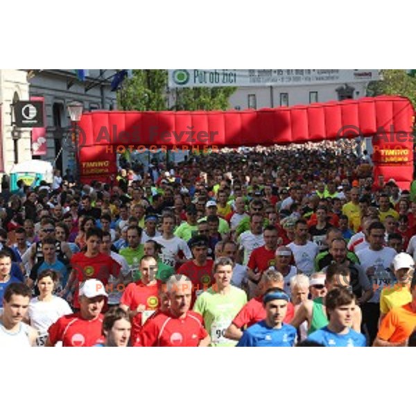 Tek trojk in Pohod ob Zici 2016 , Ljubljana, Slovenia, May 7, 2016