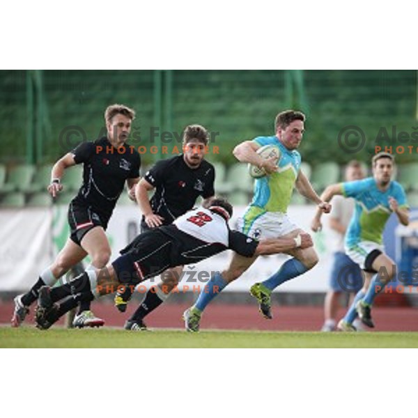 Skofic during Slovenia-Austria rugby match in Ljubljana, Slovenia on May 7, 2016